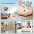 thumbnail image 6 of 4 Pairs Washable Mop Slippers, Floor Cleaning Absorbent Slippers for Men Women, No Bend Over Mop Shoes for Room Kitchen, 6 of 6