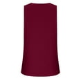 thumbnail image 5 of Idoravan Tank Tops for Women Clearance Women Summer Sexy Vest Pullover Blouse V-Neck Short Sleeveless Solid And Printed Tops Tank, 5 of 5