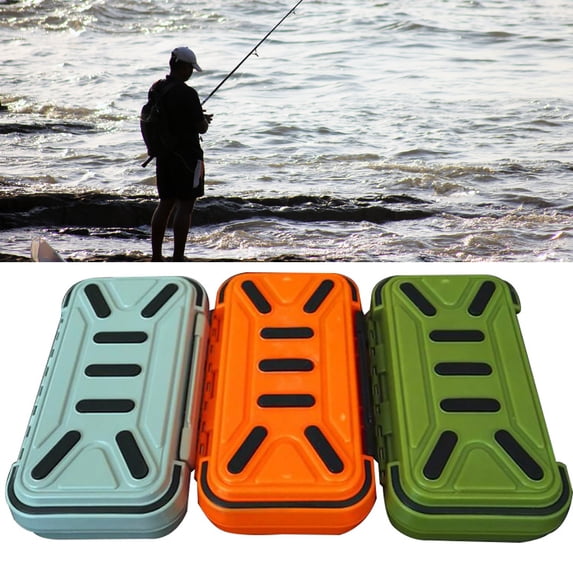 Windfall Fishing Tackle Box - Portable Waterproof Double-Sided Bait Lure Hooks Storage Case Fishing Tackle Box