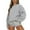 04-Gray, variant on Womens Sweatshirts Crewneck Fleece Oversized Pullover Sweaters Fall Winter Cute Tops Teen Girls Preppy Clothes 2025 01-Black L