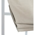 thumbnail image 5 of Everyday Celebration Chenille Blackout Cordless Roman Shade for Living Room, Bedroom 26x64" Oatmeal, 5 of 8