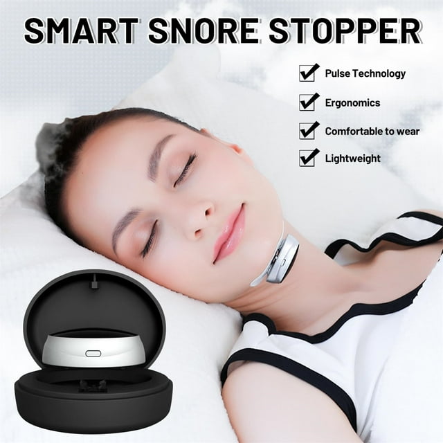 Snoring Stopper Pro Intelligent Sleep Ease Device Advanced Technology for Snoring Reduction and Sound Sleep
