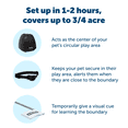 thumbnail image 4 of PetSafe® Stay & Play® Wireless Fence with Replaceable Battery Collar, 4 of 6