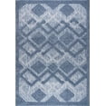 thumbnail image 1 of LaDole Rugs Geometric Modern Contemporary Area Rug - Durable Premium Carpet for Living Room, Bedroom, and Office - Blue, 4x6 (3'11"x5'3", 120cm x 160cm), 1 of 6