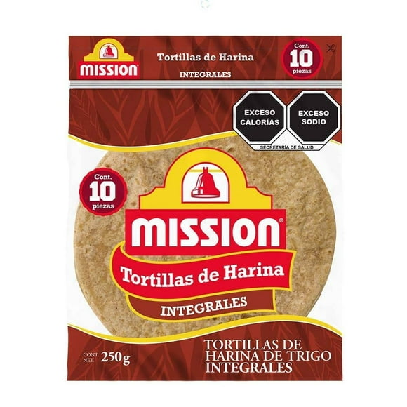 Tortillas de harina Mission integrales 250 g