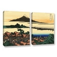 thumbnail image 2 of ArtWall Katsushika Hokusai "Dawn at Isawa in the Kai Province" 2-Piece Gallery-Wrapped Canvas Set, 2 of 2