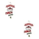thumbnail image 1 of Ounissouiy Colgantes de decoración de Navidad Fiesta de Año Nuevo Hotel Oficina Colgante de pared Árbol de Navidad Chimenea Estante Puerta Type2 NO2, 1 of 6