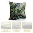 thumbnail image 4 of Fenyluxe Chinoiserie Pillow Covers ,Blue and White Pillow Covers Outdoor Decorative Pillow Covers for Couch Bed Sofa Cushion Farmhouse Pillowcases 18x18in, 4 of 5