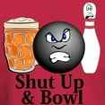 thumbnail image 3 of CafePress - Shut Up And Bowl Logo 10 Design Fron T Shirt - Men's Classic Graphic Cotton T-Shirt, 3 of 4