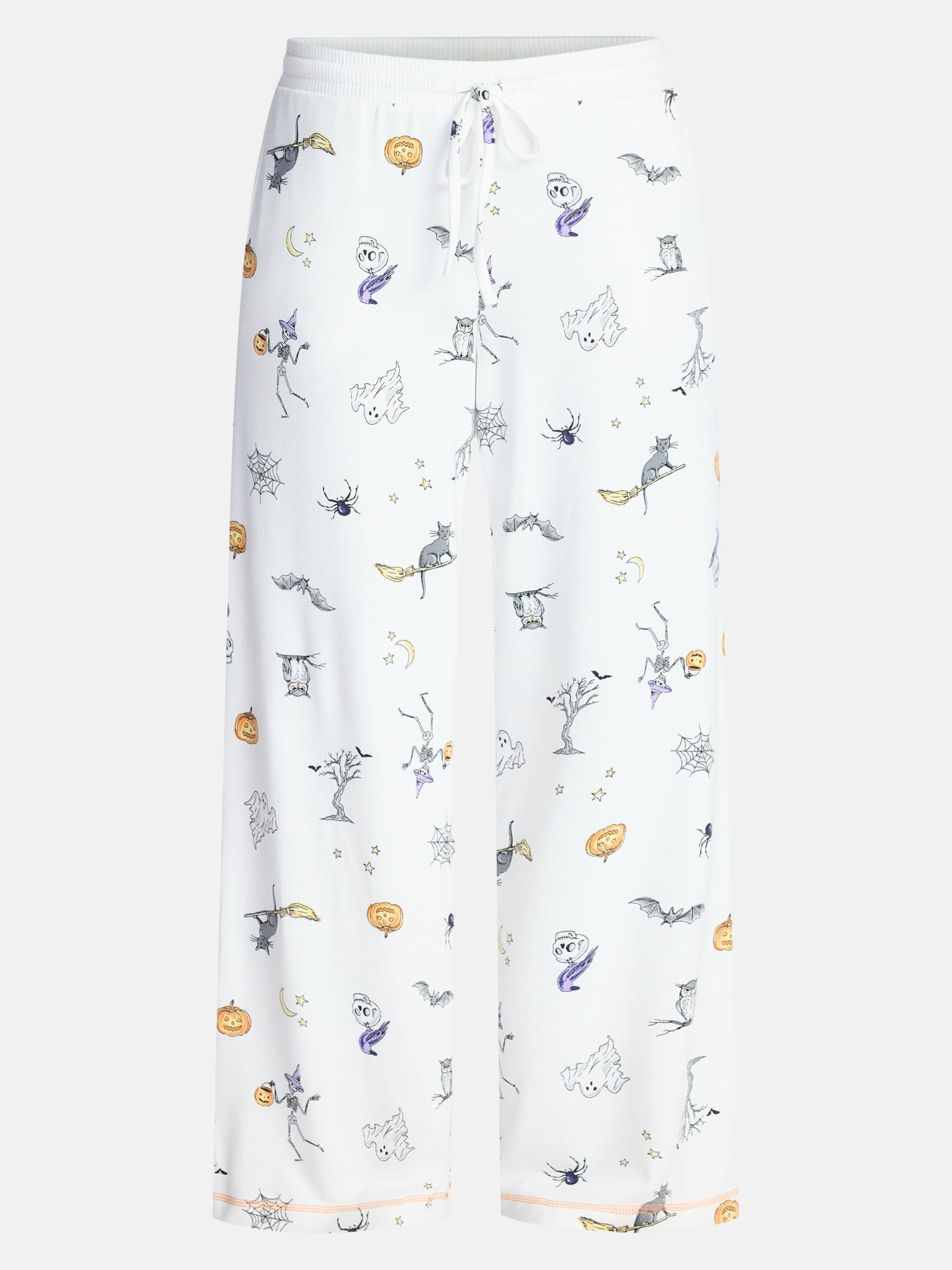 Halloween and Fall Women's Hacci Knit Sleep Pants from Way to Celebrate, 29.5" Inseam, Sizes XS-3X