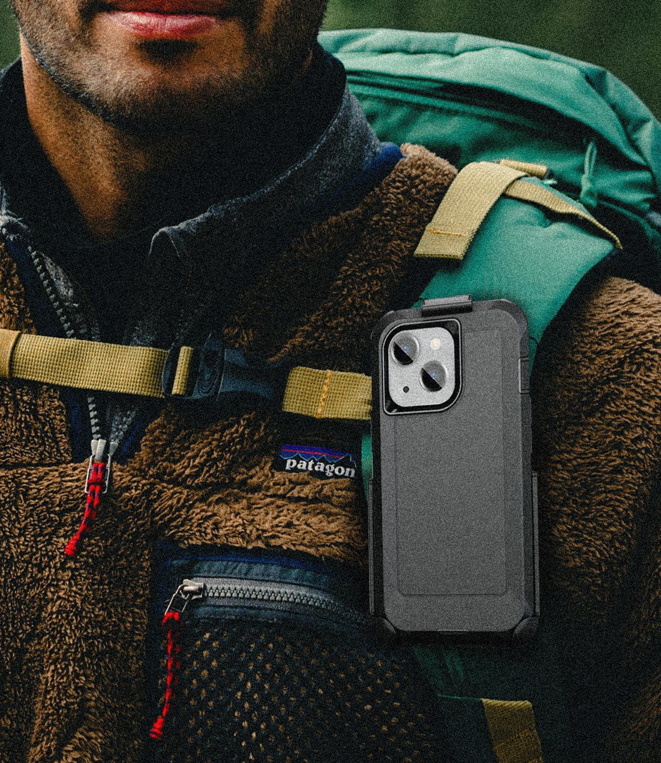 MOTIVE Designed for iPhone 15 Case with Belt Clip, Magnetic Case Magsafe Compatible, Heavy Duty and Quad Layer Military Grade Protection for iPhone 15 Holster, 6.1" | Black
