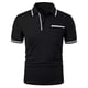 thumbnail image 1 of pstuiky Camisas casuales de manga corta para hombre, Camiseta deportiva y de fitness de manga corta con cuello redondo y color liso para hombre. camisas casuales para hombre xl, 1 of 3