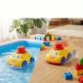 thumbnail image 6 of Cartoon Wind Up Amphibious Vehicle Rotating Land and Water Car for Bathtub and Floor Play Fun Clockwork Action Floating Toy Vehicle with Manual Drive Yellow, 6 of 6
