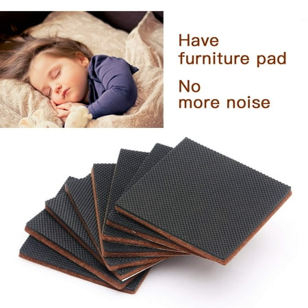 Furniture Pads 12 PCS 3” HN STG Non Slip Premium Furniture Gripper! Best Self Adhesive Square Rubber Pad-Chair Leg Hardwood Floor Protector Sofa Anti Slip for Fix in Place Furniture (Best Place To Get Cheap Furniture)