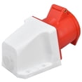 thumbnail image 2 of Red Industrial Outlet,Industrial Outlet PC Brass Surface Mounted Industrial Socket CEE Outlet Streamlined Design, 2 of 14