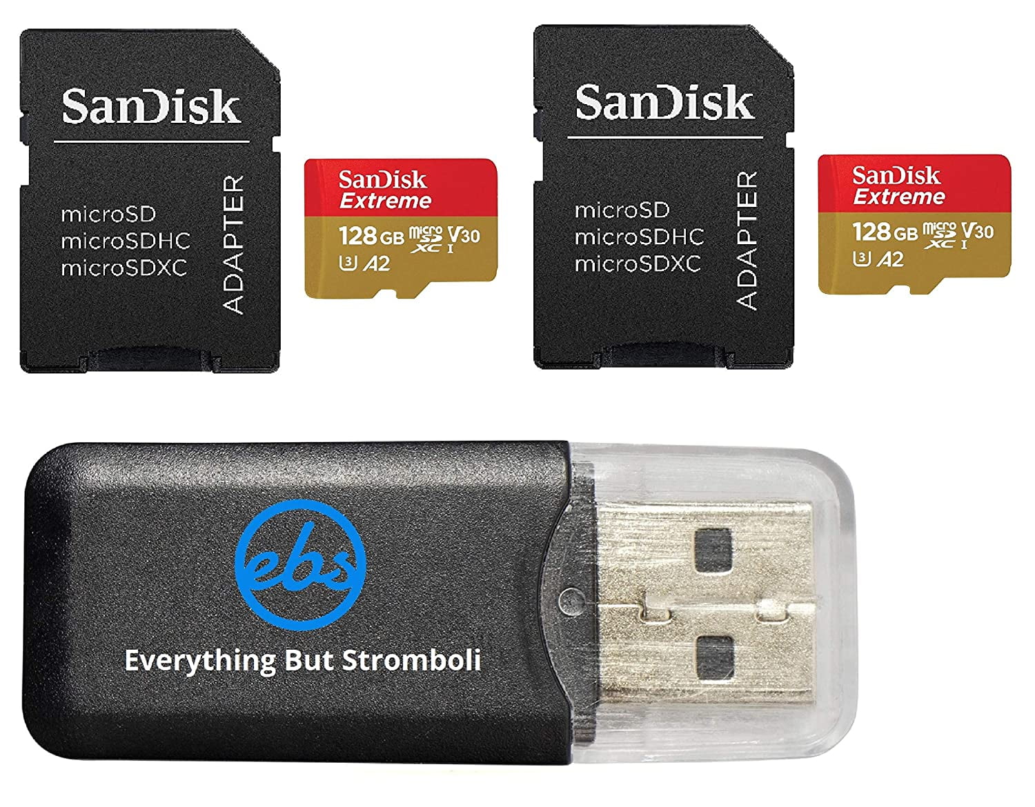 Sandisk 128gb Micro Sdxc Extreme Memory Card 2 Pack Works With Gopro Hero 8 Black Gopro Max 360 Action Cam U3 V30 4k Class 10 Sdsqxa1 128g Gn6ma Bundle With 1 Everything But Stromboli Sandisk 128gb Micro Sdxc Extreme Memory Card 2 Pack Works With Gopro Hero 8 Black Gopro Max 360 Action Cam U3 V30 4k Class 10 Sdsqxa1 128g Gn6ma Bundle With 1 Everything But Stromboli