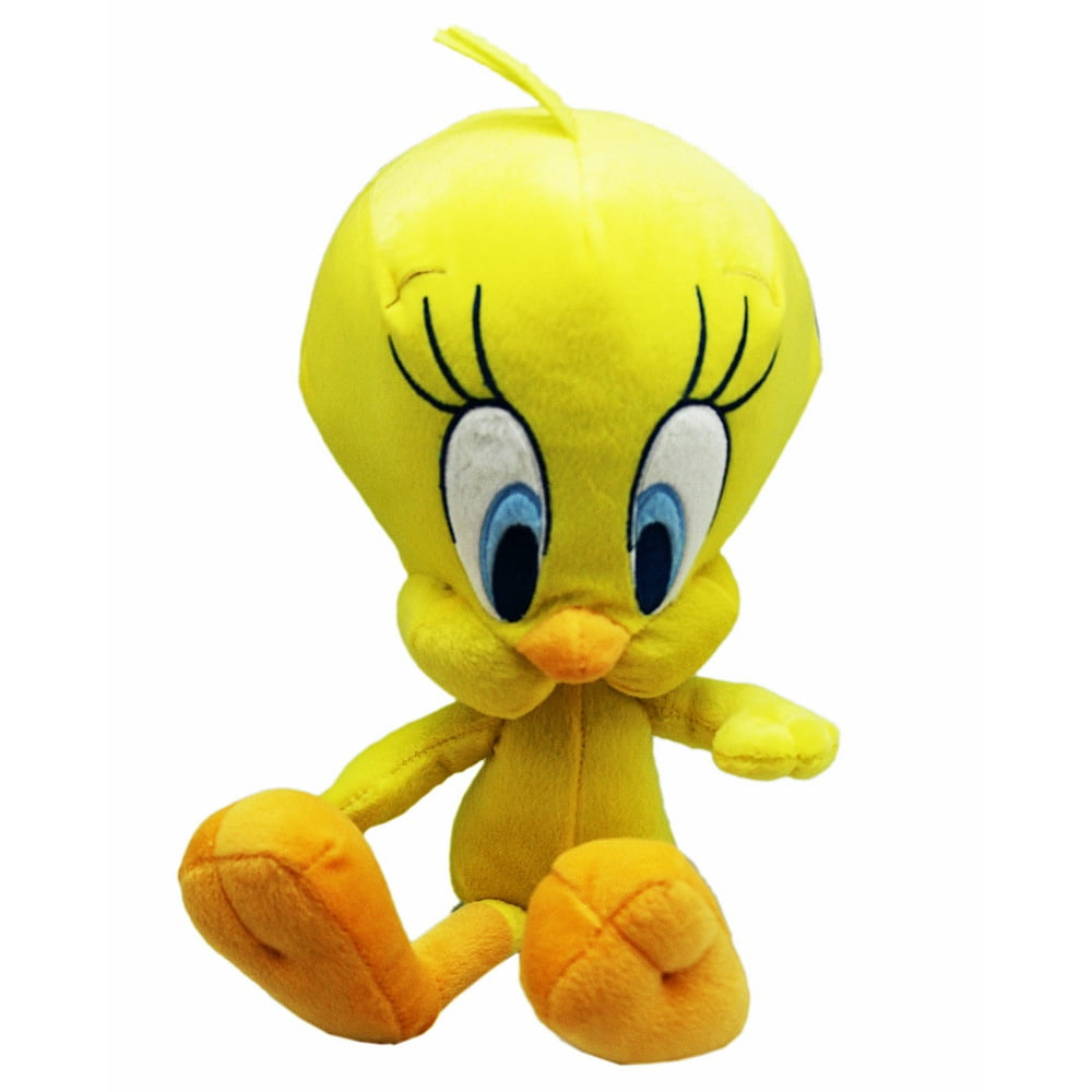 Looney Tunes' Tweety Bird Medium Size Plush Toy With Secret Zipper