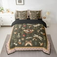 thumbnail image 2 of Homewish Boys Girls Animal Moth Ladybug Dragonfly Twin Bedding Sets 7-Piece,Botanical Floral Mushroom Bedding Comforter Set Microfiber,Retro Vintage Aesthetic Breathable Sheet Sets, 2 of 8