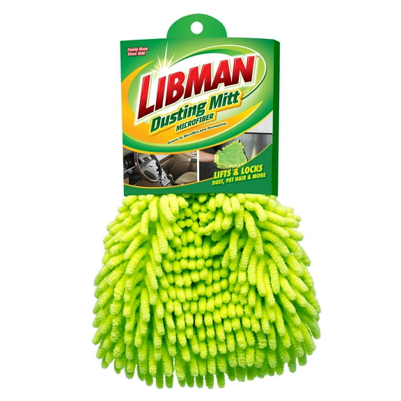 Libman Microfiber Duster & Polishing Mitt  Green