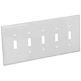 thumbnail image 2 of Cooper Wiring PJ5W 5-Gang Toggle Plate - White, 2 of 3