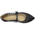 thumbnail image 6 of Ollio Women's Shoes Mary Jane Lace Breathable Comfort Ballet Flats NEW1827, 6 of 6