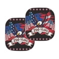 thumbnail image 2 of XYZCANDO Car Sun Shade with Patriotic Eagle 250 Years Design, Windshield Sun Shade for 4th of July Celebration, Patriotic Auto Accessory for Vehicle, 2 of 10