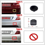 Trimla Front Tow Cover for 04-07 Mercedes-Benz SLK Roadster W171 R171 Fit SLK200 SLK250 SLK280 SLK300 SLK350 SLK55 2004 2005 2006 2007 bumper towing Hook Eye Cap A1718850523