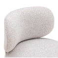 thumbnail image 3 of Pemberly Row Contemporary Gray Textured Fabric Swivel Desk Chair, 3 of 6