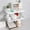 White, variant on Sruoe 1-Tier Lightweight Plastic Storage Shelf, Sturdy Storage Racks and Shelving, Adjustable Shelves for Kitchen, Home, Office and Entryway