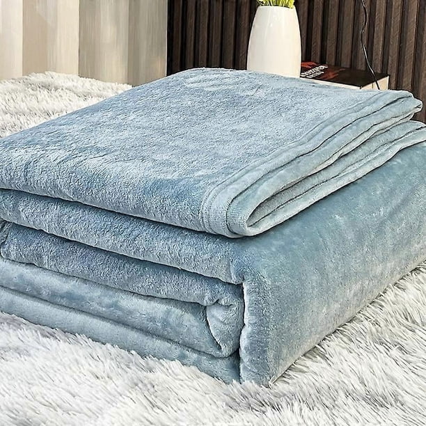 Mantas de forro polar para sofás - Mantas para sofá cama transpirables, suaves, esponjosas y cálidas, 150 cm x 200 cm