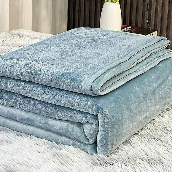 Mantas de forro polar para sofás - Mantas para sofá cama transpirables, suaves, esponjosas y cálidas, 150 cm x 200 cm