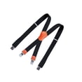 thumbnail image 3 of Langgg Suspender for Men ElasticStrong Clips 3.8cm Type Adjustable X Braces Wide, 3 of 6