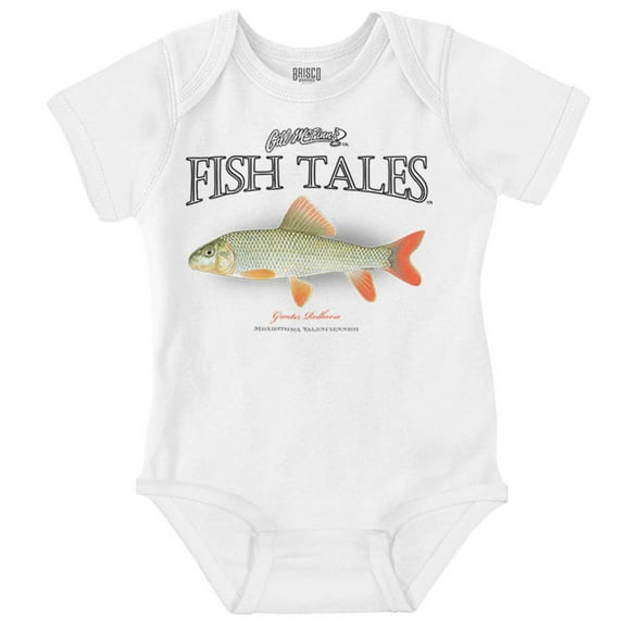 Gill McFinn Redhorse Fish Fishing Romper Boys or Girls Infant Baby Brisco Brands NB