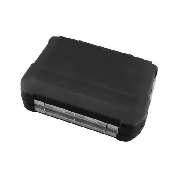 colaxi Fishing Tackle Box Tackle Organizer Easy to Carry Pins Storage Tray Lightweight Lightweight Hard Case with Removable Dividers Large