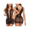 thumbnail image 1 of TRKIYQC Camisón Sexy Ahuecado para Mujer, Escote Profundo Sin Mangas de Una Pieza con Diseño de Diamantes de Imitación TRKIYQC moda, 1 of 8