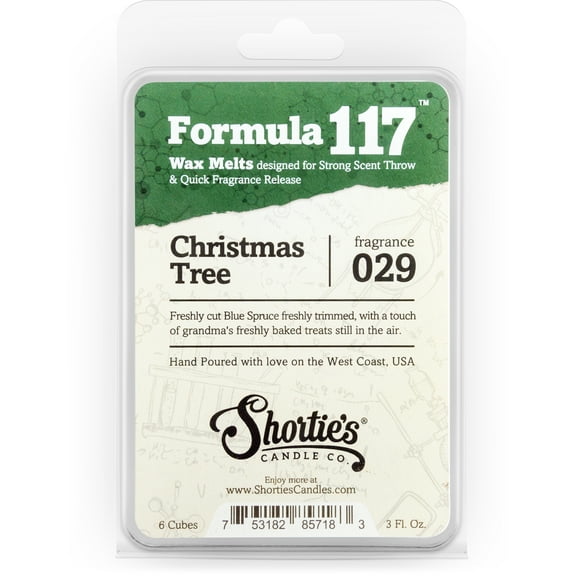 Christmas Tree Wax Melts - Highly Scented   Natural Oils - Shortie's Candle Company