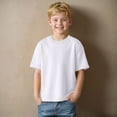 thumbnail image 2 of NOLDARES Boys Graphic T-Shirt, Cotton Short Sleeve Crewneck Tee for Active Play, Soft Daily Wear Youth(White,9-10 Years), 2 of 8