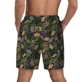 thumbnail image 4 of Gaeub Camouflage Skulls Mens Swim Trunks Stretch Beach Shorts Quick Dry for Men Swim Shorts Swimwear with Pockets- X-Large, 4 of 9