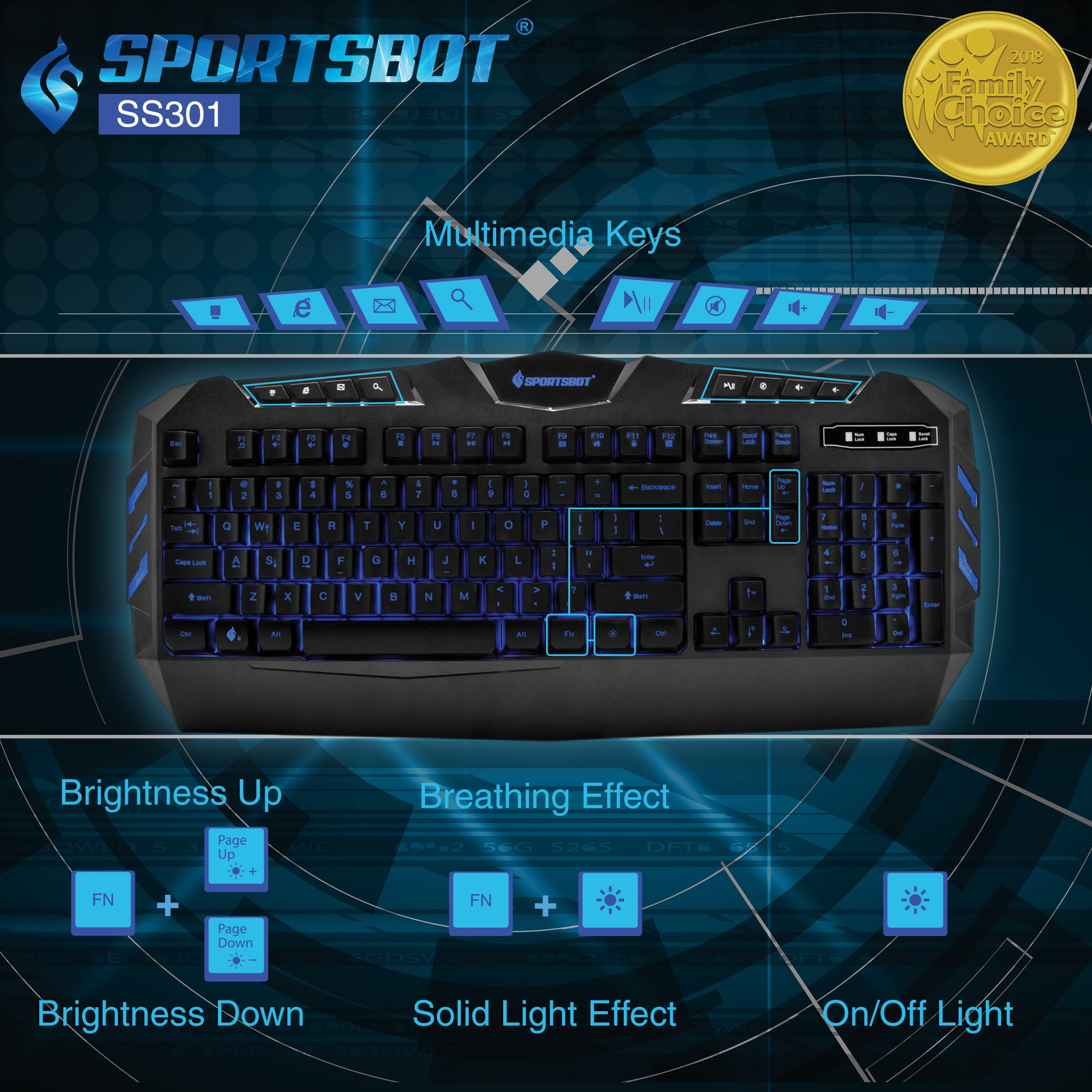 Sportsbot discount gaming keyboard