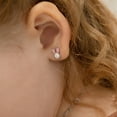 thumbnail image 3 of Boucles d'Oreilles Lapin Bête Bébé / Tout-Petit / Enfants à Vis en Émail - Argent Sterling, 3 of 7