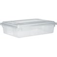 thumbnail image 1 of Rubbermaid Commercial 3308 CLE cajas de comida/bolsa, 8 1/2 Gal, 26 W x 18 D x 6 H, transparente, 1 of 3