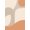 Orange, Pattern 15, variant on ODIKA 4'x6' Black Pink Vintage Floral Symphony Design Washable Area Rug Elegant Maximalist Patterns with Retro Touch Pet Friendly, Non-Shedding for Bedroom, Reading Nook