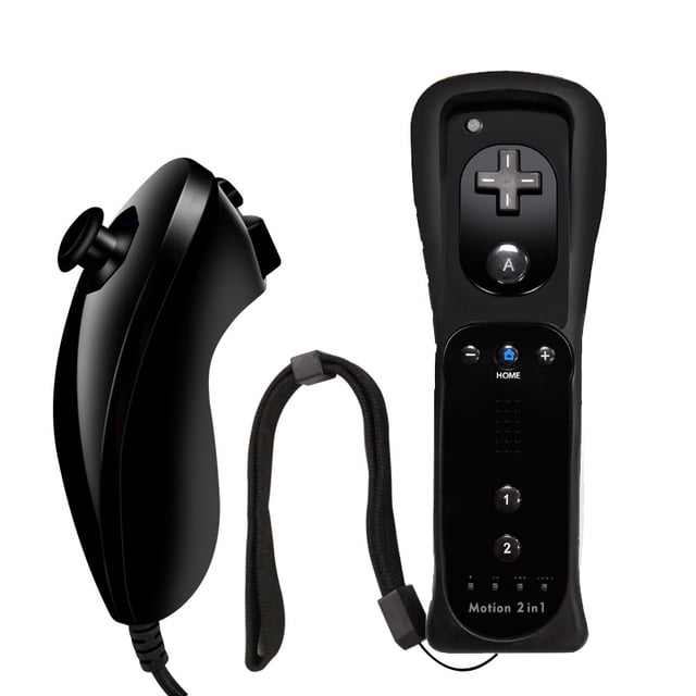 Wii controller wii left and right controller built-in accelerator 2 in 1 left and right controller