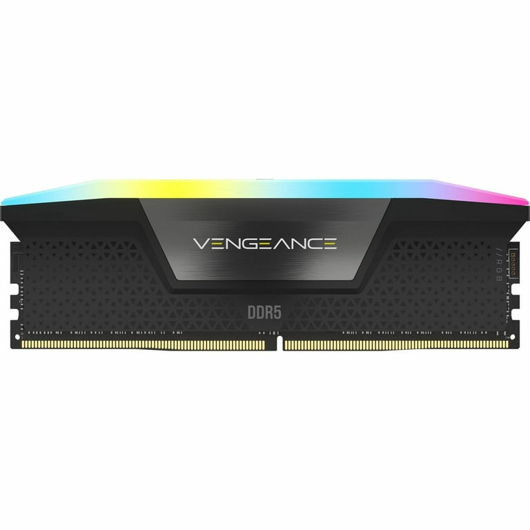 CORSAIR Vengeance RGB 64GB (2 x 32GB) DDR5 6000 PC RAM, 288-Pin