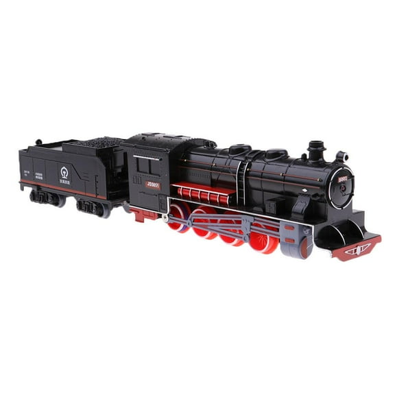 Vehículo para Modelo de Locomotora de de Juguete Modelo de Vagón de Carbón Retro CUTICAT Juguete del tren del vehículo de los niños