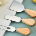 thumbnail image 7 of BPPEG 4-Piece Cheese Knives Set - Stainless Steel Cheese Knife,Cheese Fork,Slicer,Butter Knife for Charcuterie Board - Mini Premium Cheese Tools - Perfect for Home Entertaining,Parties,and Gifts, 7 of 7