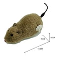 thumbnail image 2 of Cadena de peluche que simula un ratón que se burla de los gatos y los perros, los juguetes para mascotas pueden correr, pueden mover la cola, juguetes de truco, 2 of 5