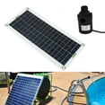 thumbnail image 1 of Solar Water Pump Kit, 30W Panel Solar RV Water Pump Easy To Install  for Camping, 1 of 8