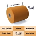 thumbnail image 3 of Craft And Party- Gold 6" x 200 yards Tulle Roll Fabric Spool - Tutu Wedding Gift Craft Bow Decoration, 3 of 5