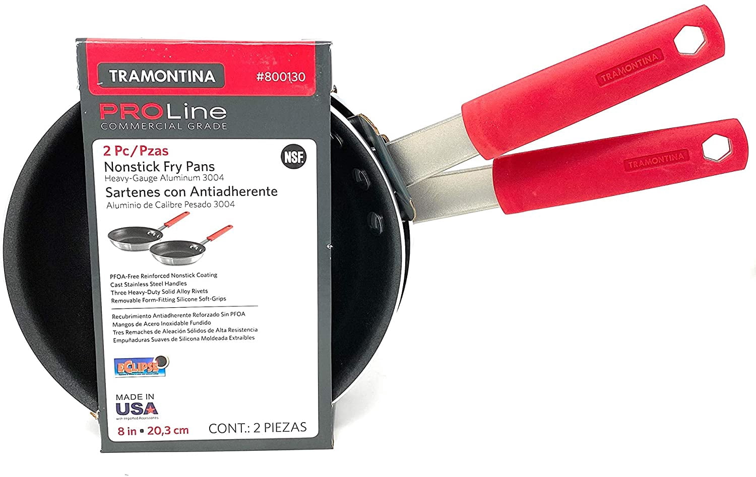 Tramontina Pro-Line Wärmepfanne – 9 Quarts, Edelstahl, NSF-zertifiziert, Made In Brasilien, Für Catering & Gastronomie